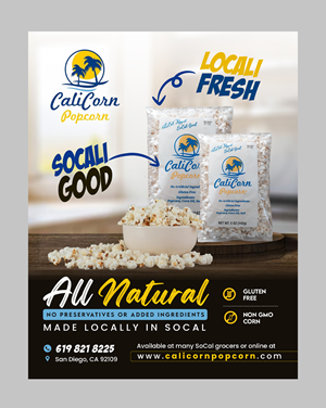 Flyer-Design von debdesign für Calicorn Popcorn | Design: #33625498