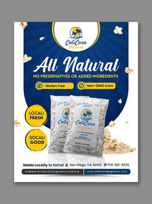 Flyer-Design von debdesign für Calicorn Popcorn | Design: #33627088