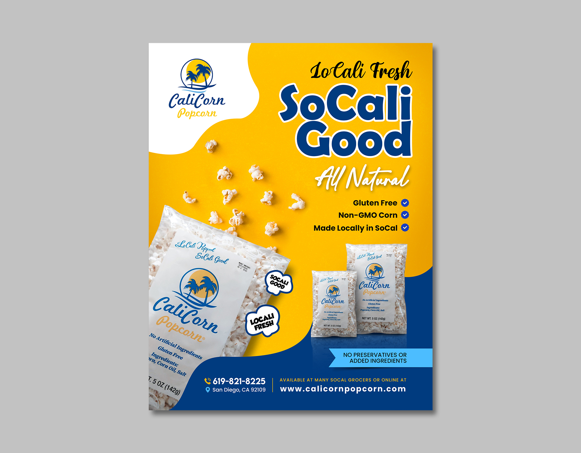 Flyer Design by debdesign for Calicorn Popcorn | Design #33629872