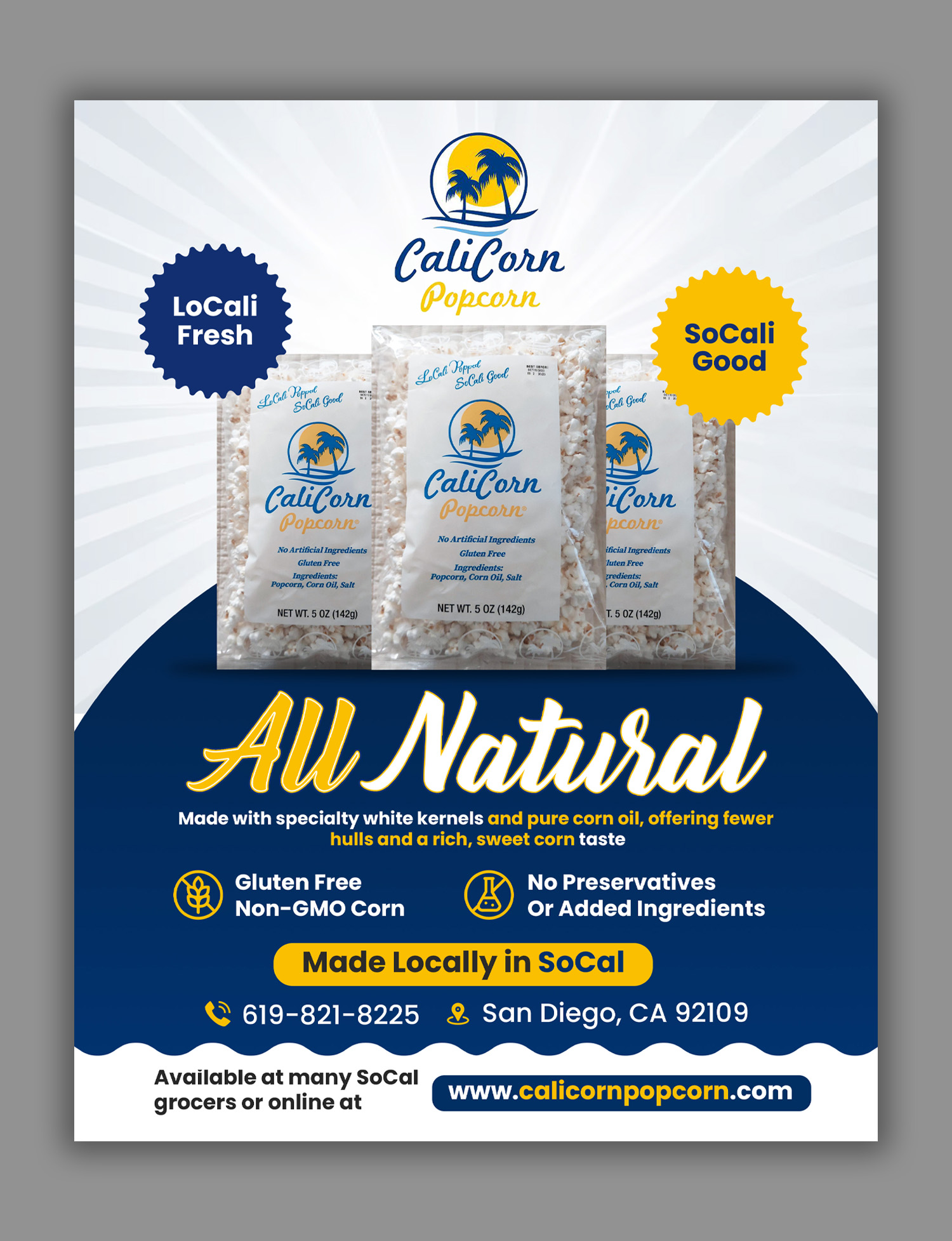 Flyer Design by debdesign for Calicorn Popcorn | Design #33812214