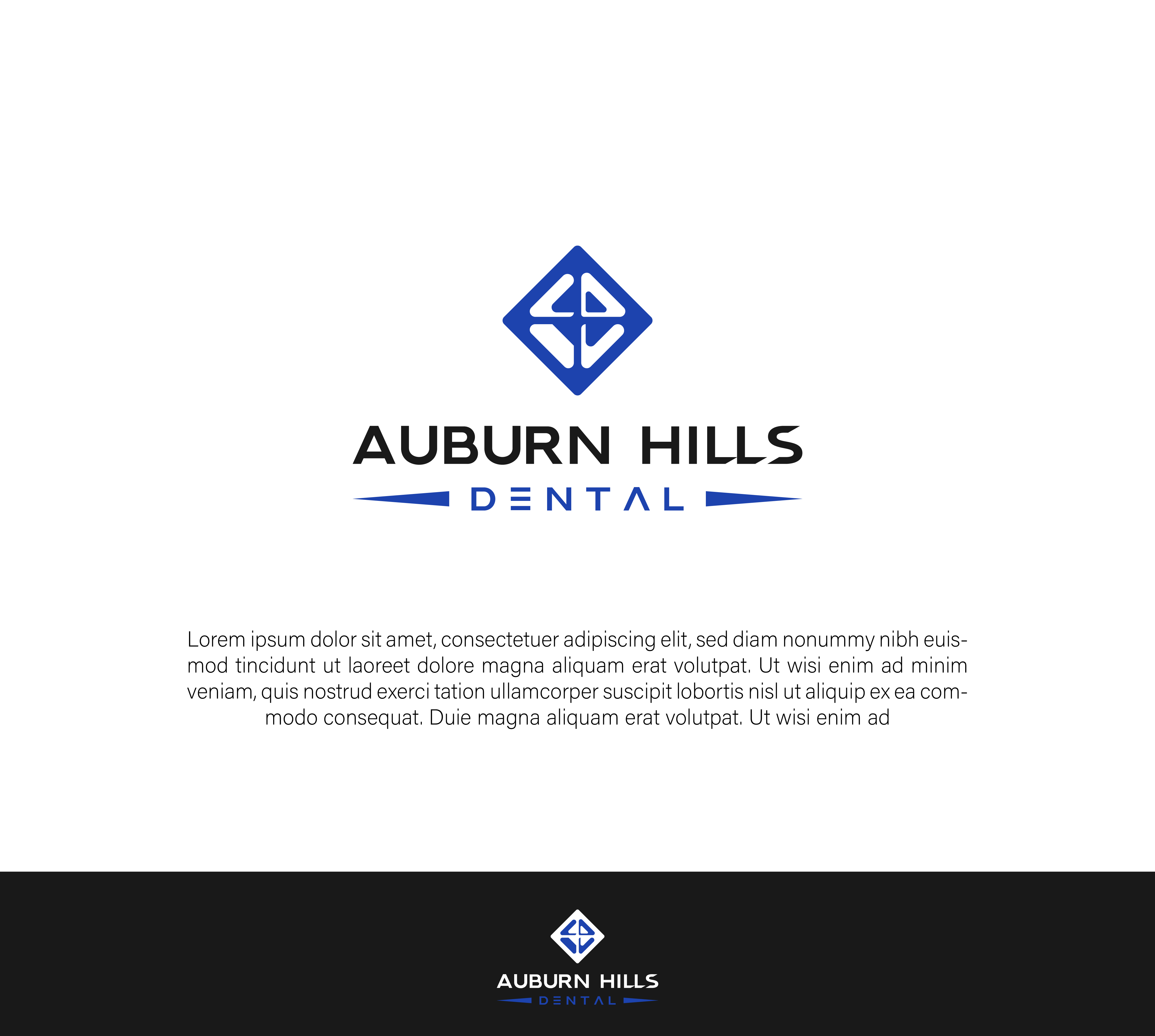 Logo Design by Tube light for Auburn Village Family Dental Center | Design #33621407