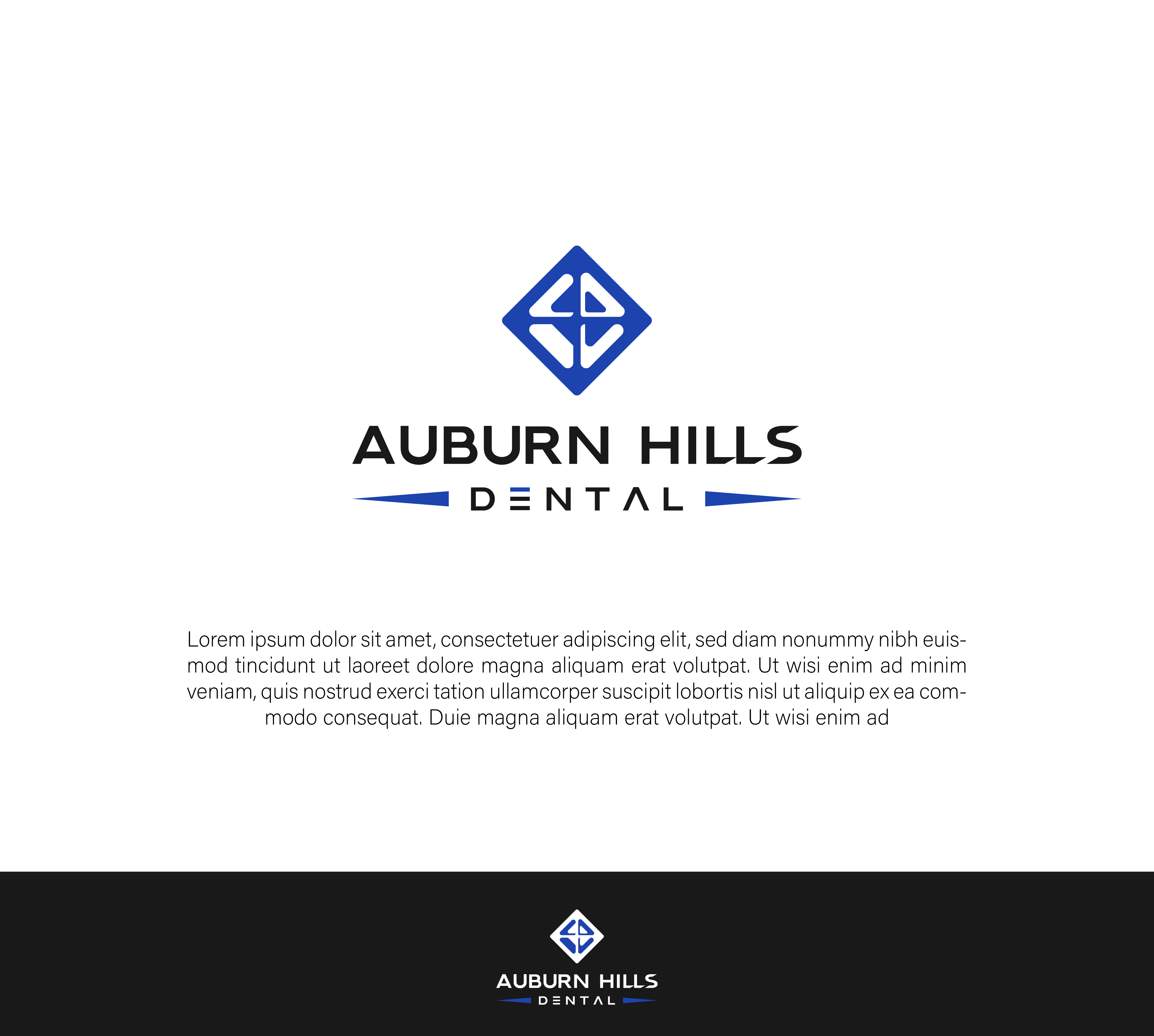 Logo Design by Tube light for Auburn Village Family Dental Center | Design #33621408