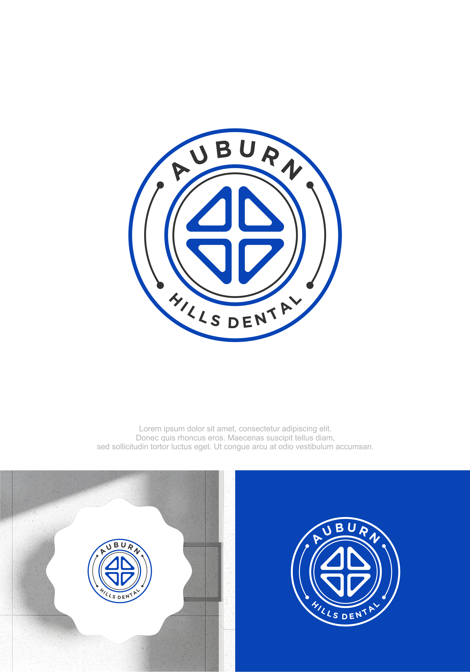 Logo Design by M.Syaiful Huda for Auburn Village Family Dental Center | Design #33622003