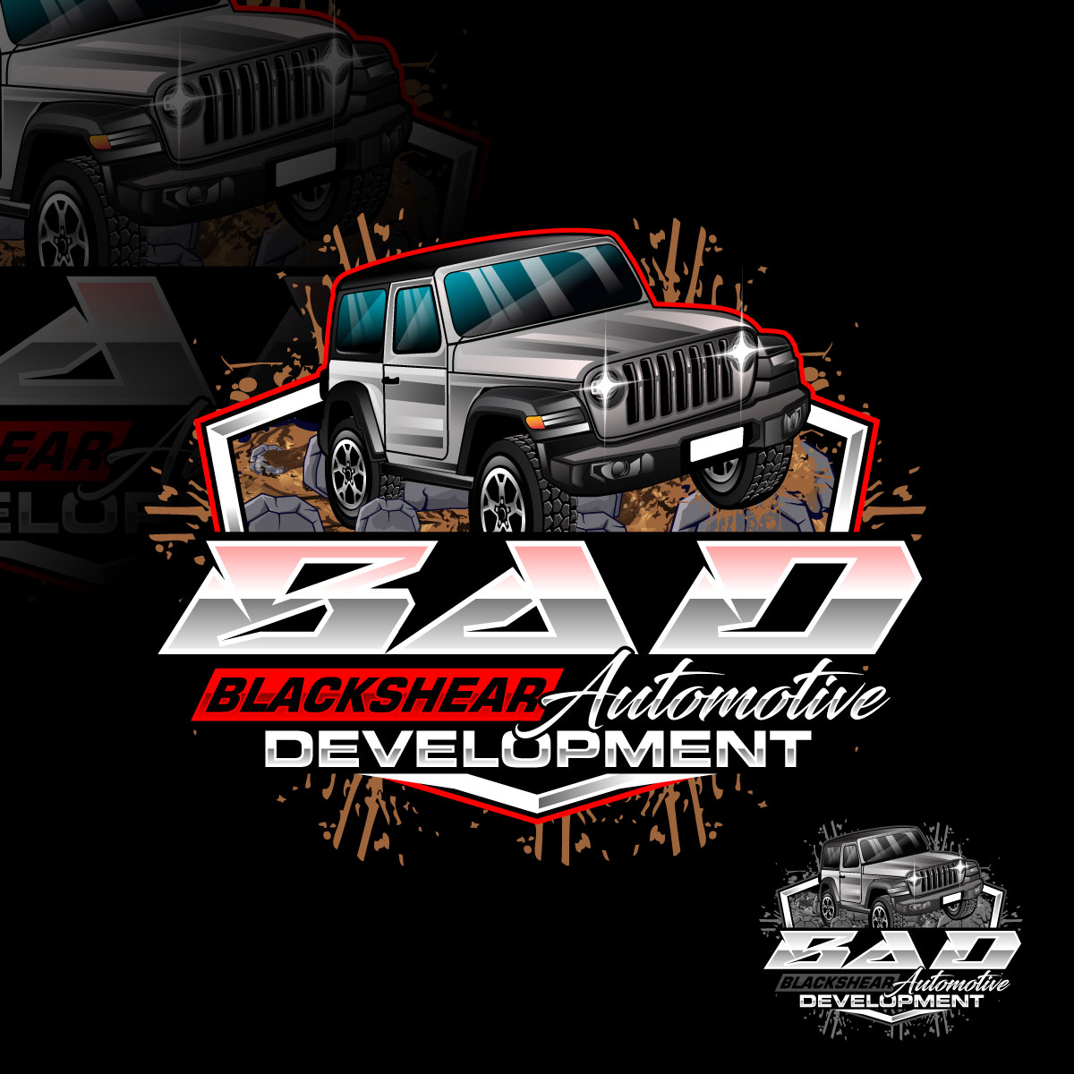 Logo Design by Suvendu.S for Blackshear Automotive Development | Design #33657430