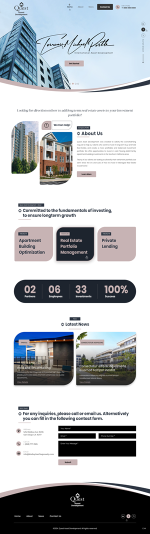 Web Design by pb for this project | Design: #33633977