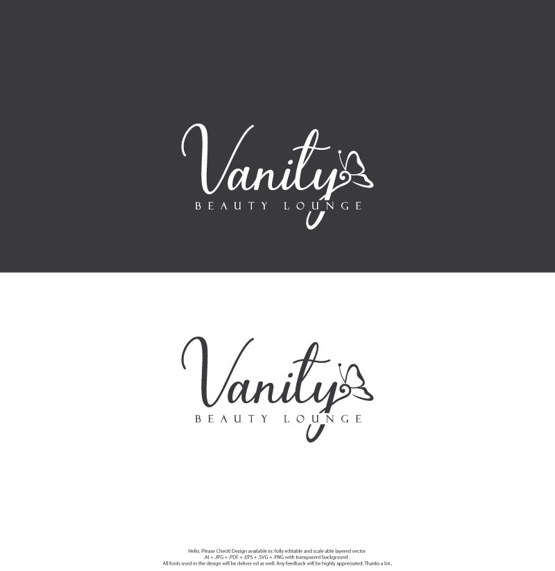 Logo Design by skart for Vanity Beauty Lounge  | Design #33631688