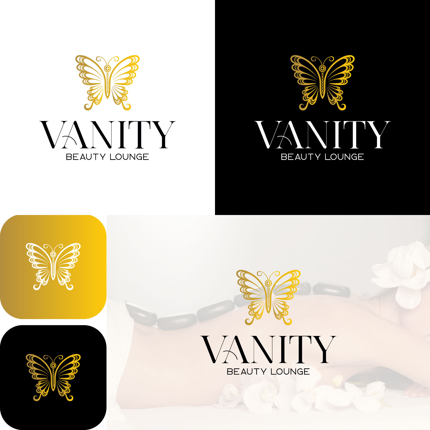Logo-Design von FarjanaTonni für Vanity Beauty Lounge  | Design #33625074