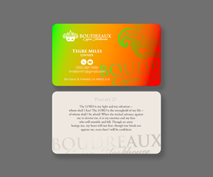 Business Card Design by Andrés Sebastián for this project | Design: #33644717