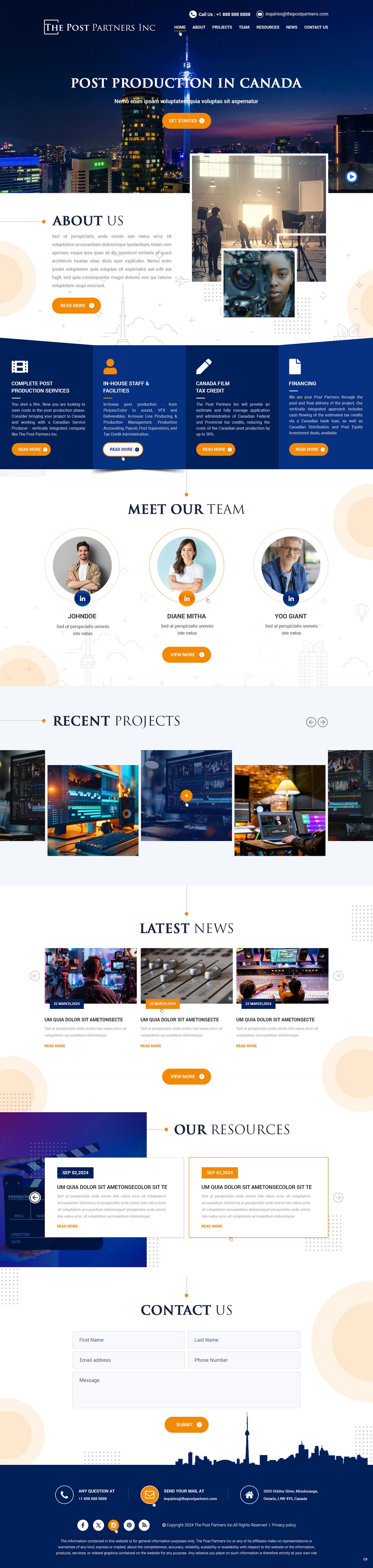 Web Design by pb for 9 Light Entertainment | Design #33644021