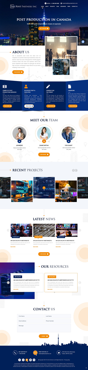 Web Design by pb for 9 Light Entertainment | Design: #33644021