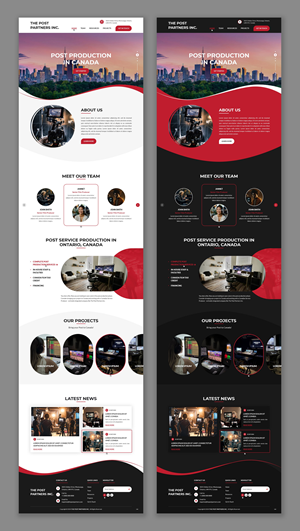 Web Design by pb for 9 Light Entertainment | Design: #33644022