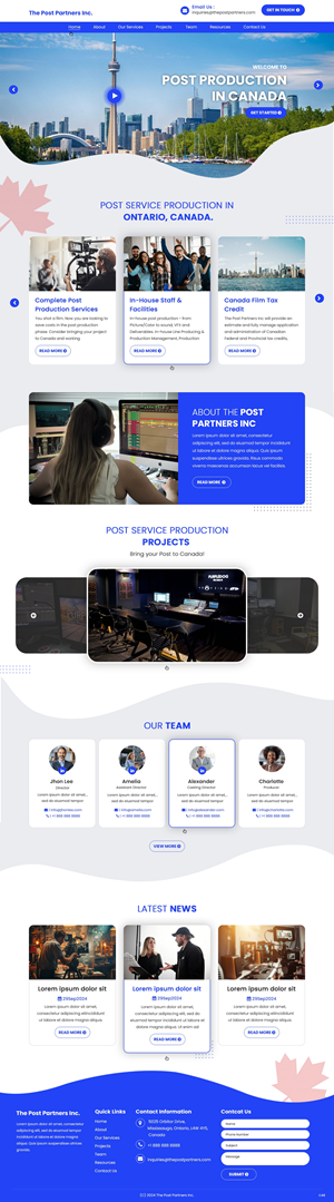 Web Design by pb for 9 Light Entertainment | Design: #33644024