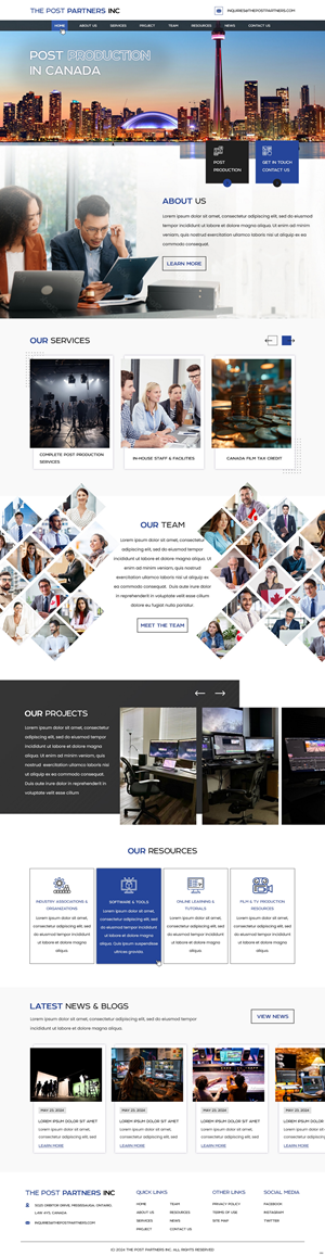 Web Design by pb for 9 Light Entertainment | Design: #33644031
