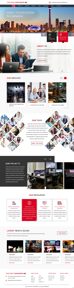 Web Design by pb for 9 Light Entertainment | Design: #33644036