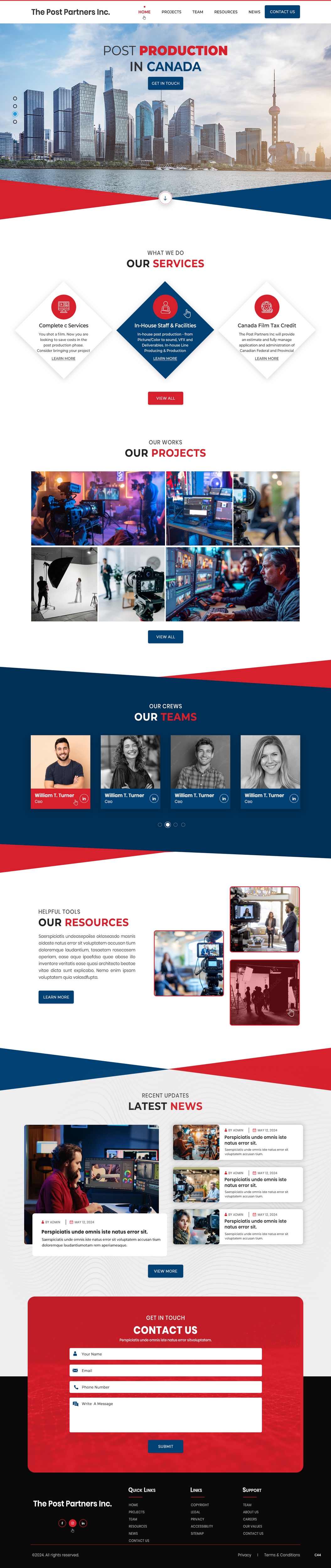 Web Design by pb for 9 Light Entertainment | Design #33651489