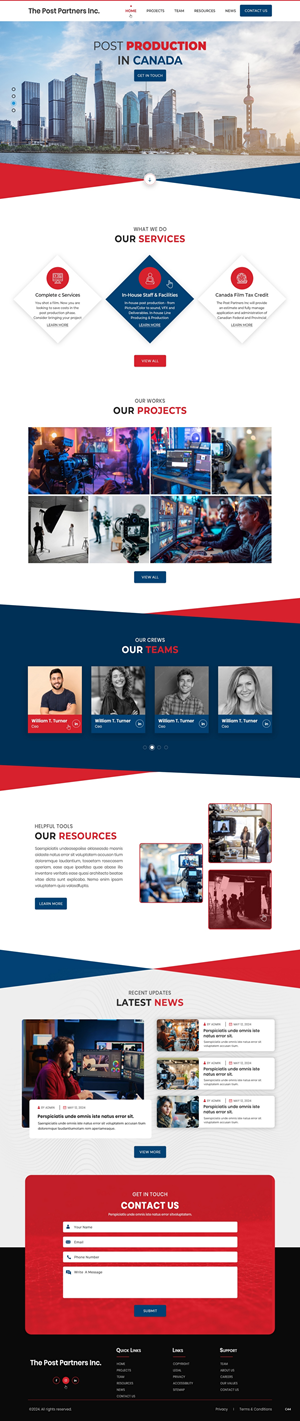 Web Design by pb for 9 Light Entertainment | Design: #33651489