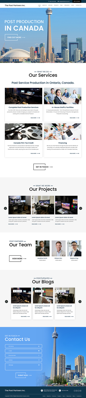 Web Design by Creations Box 2015 for 9 Light Entertainment | Design #33640498