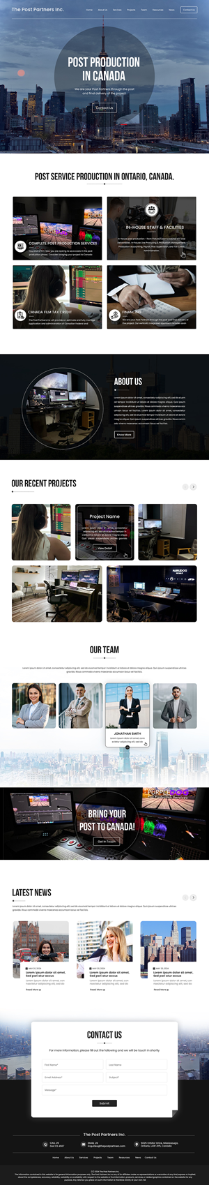 Web Design by Creations Box 2015 for 9 Light Entertainment | Design: #33640816