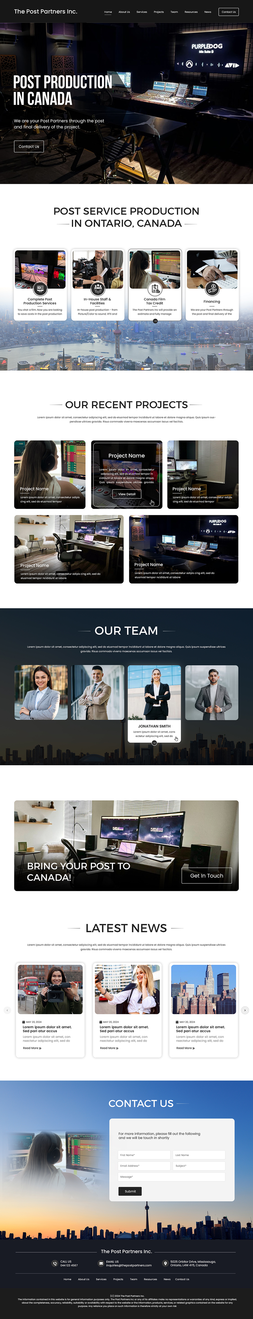 Web Design by Creations Box 2015 for 9 Light Entertainment | Design #33642106