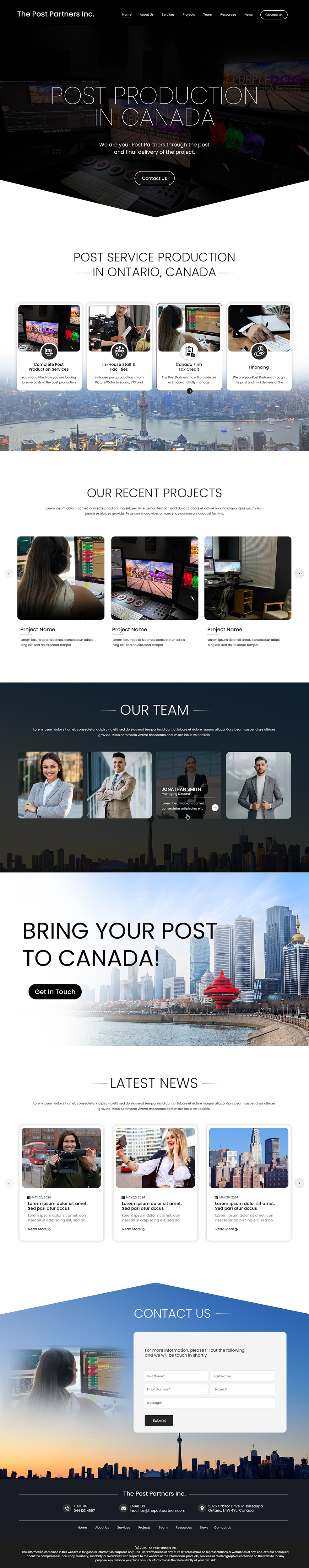 Web Design by Creations Box 2015 for 9 Light Entertainment | Design #33642643