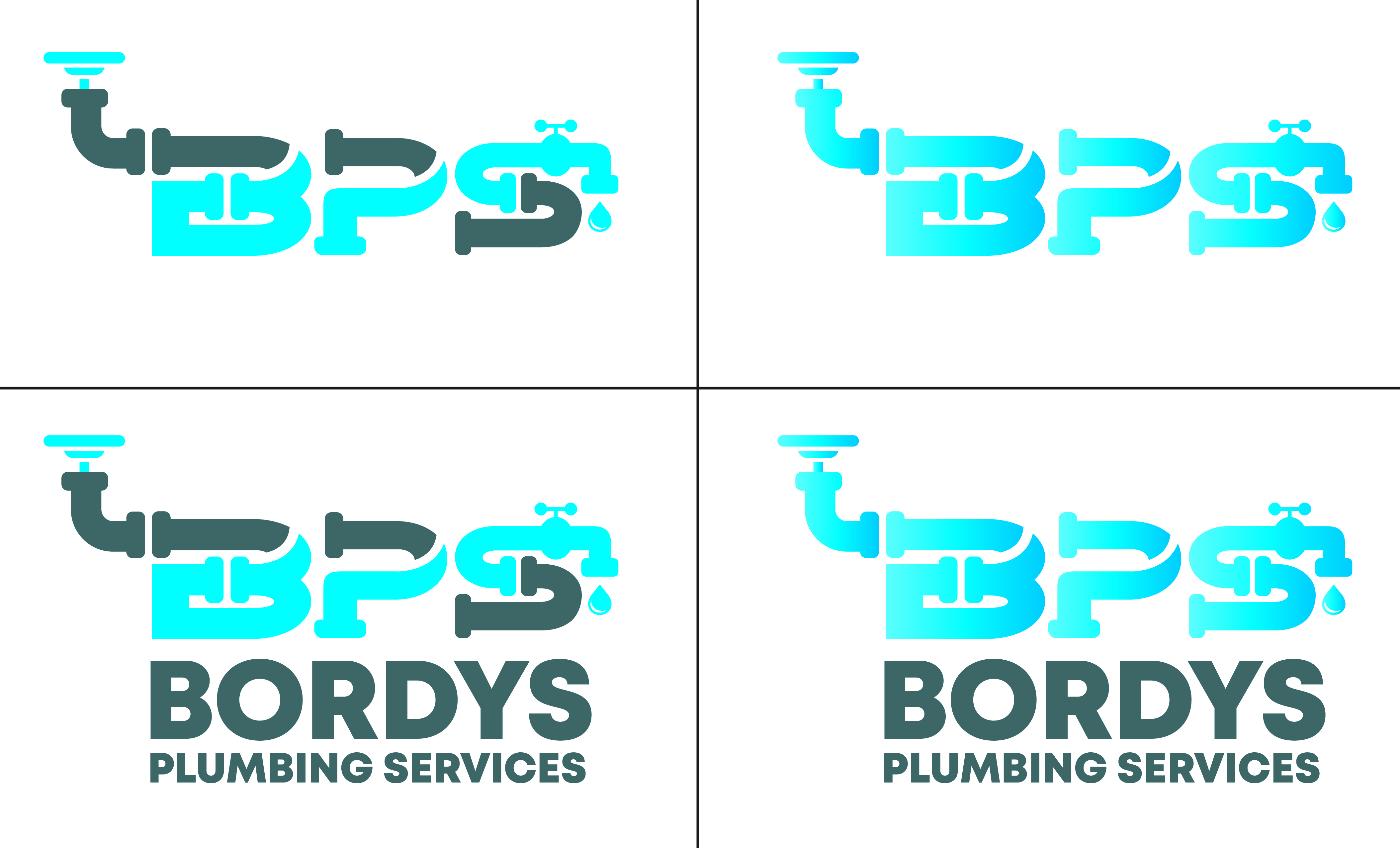 Logo Design by Eli Nelson for Bordys Plumbing Services Pty Ltd | Design #33644797