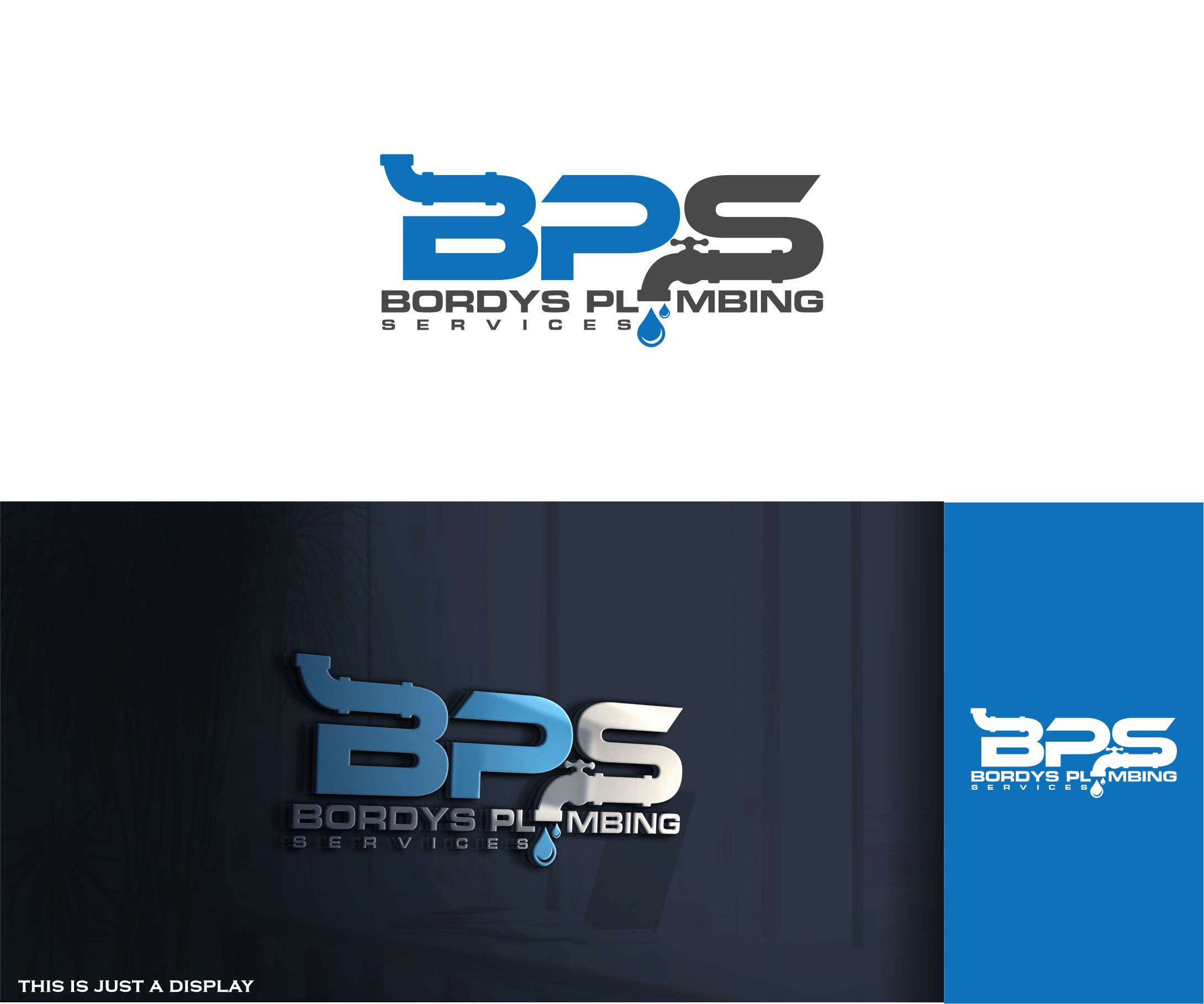 Logo Design by alkaline for Bordys Plumbing Services Pty Ltd | Design #33649993