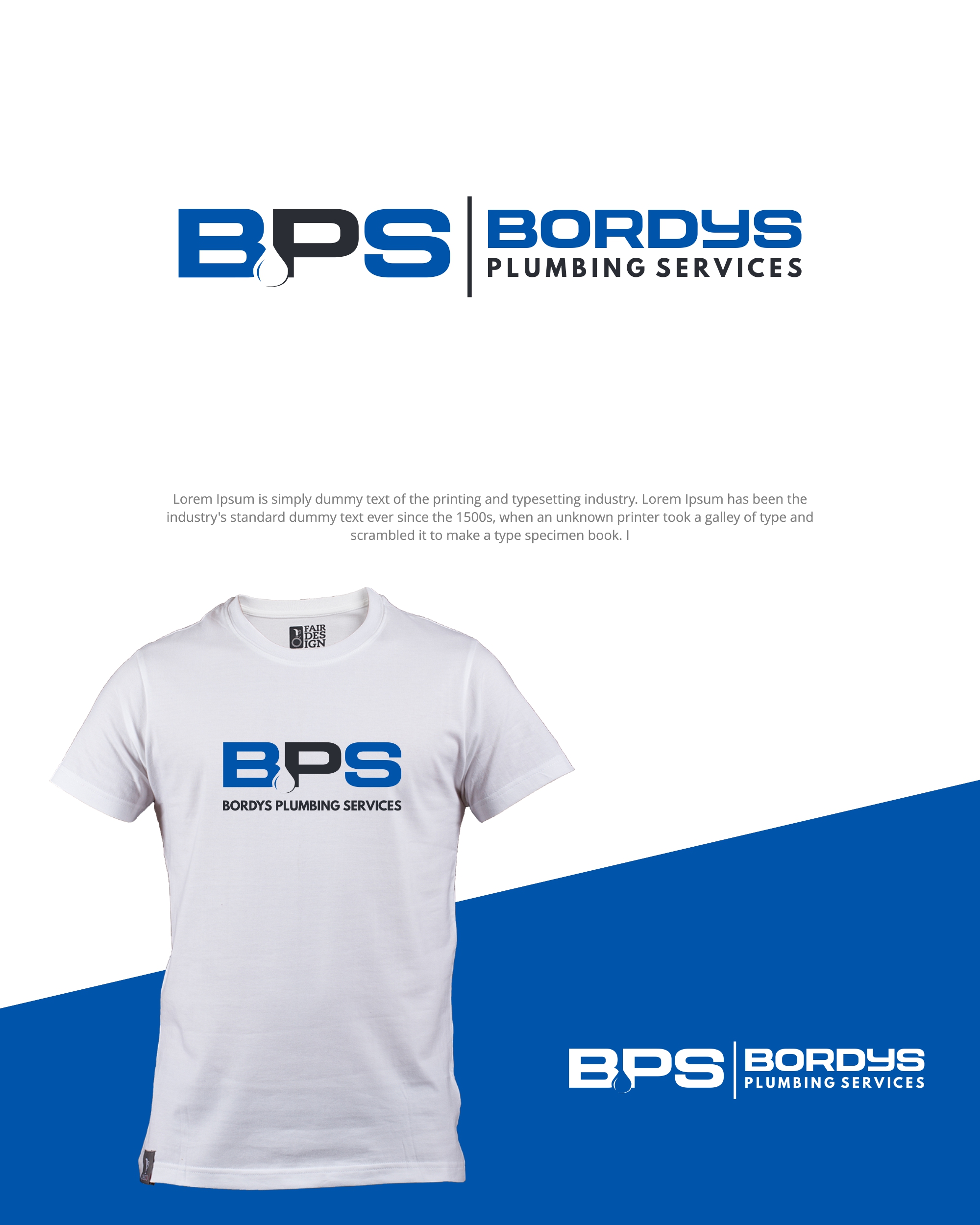 Diseño de Logo por SanaPixel para Bordys Plumbing Services Pty Ltd | Diseño #33648011
