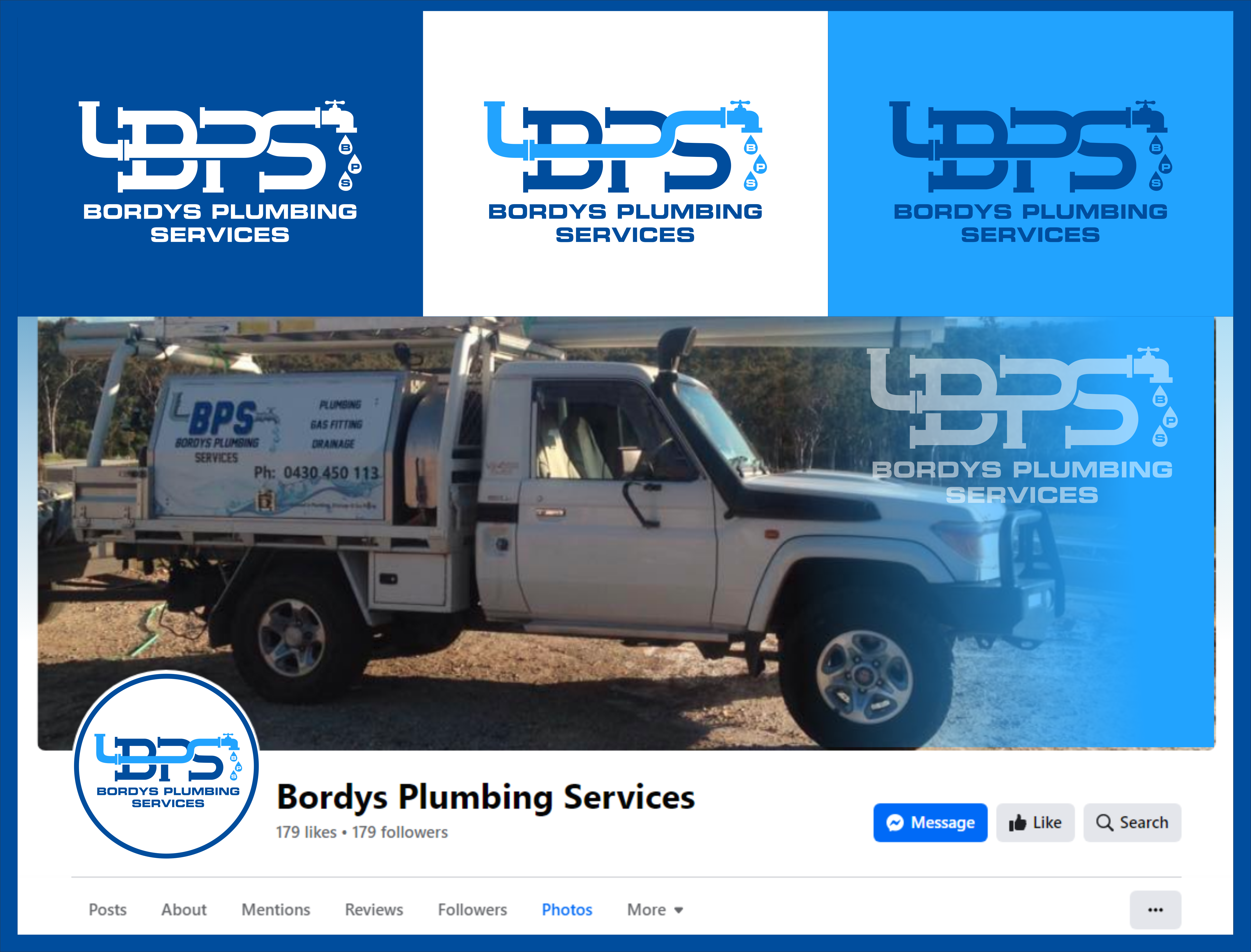 Design de Logo par GambarSERU pour Bordys Plumbing Services Pty Ltd | Design #33639108