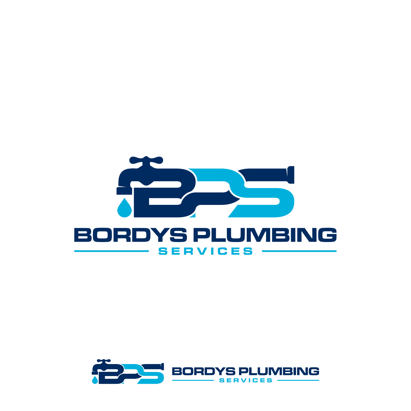Logo Design by Sigeto for Bordys Plumbing Services Pty Ltd | Design #33649974