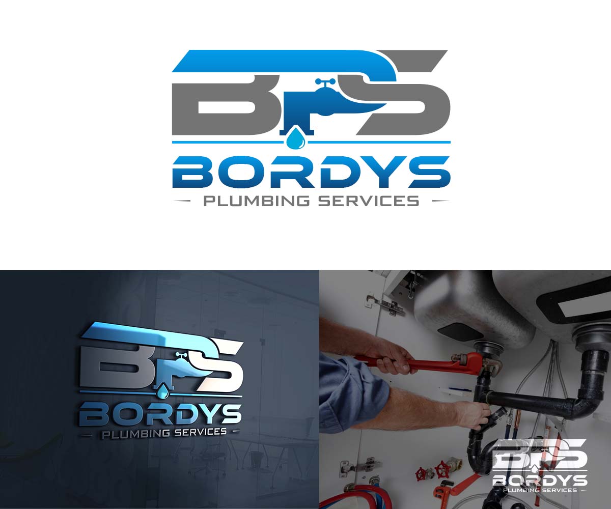 Logo Design by SR Creations. for Bordys Plumbing Services Pty Ltd | Design #33644026