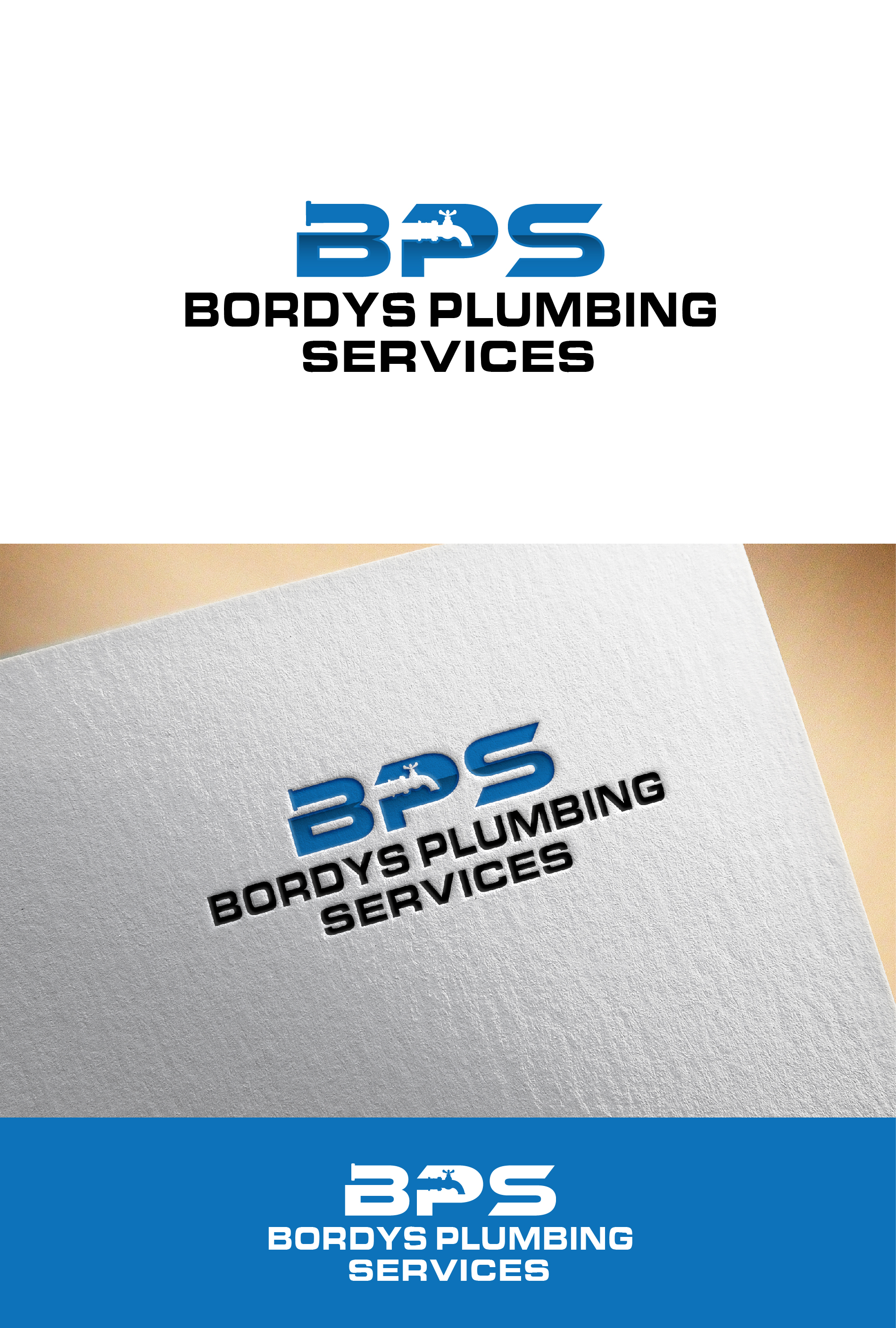 Logo Design by Alamin7230 for Bordys Plumbing Services Pty Ltd | Design #33646552