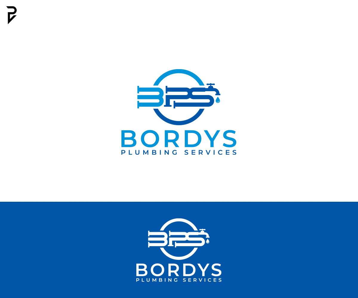 Logo Design by poisonvectors for Bordys Plumbing Services Pty Ltd | Design #33643393