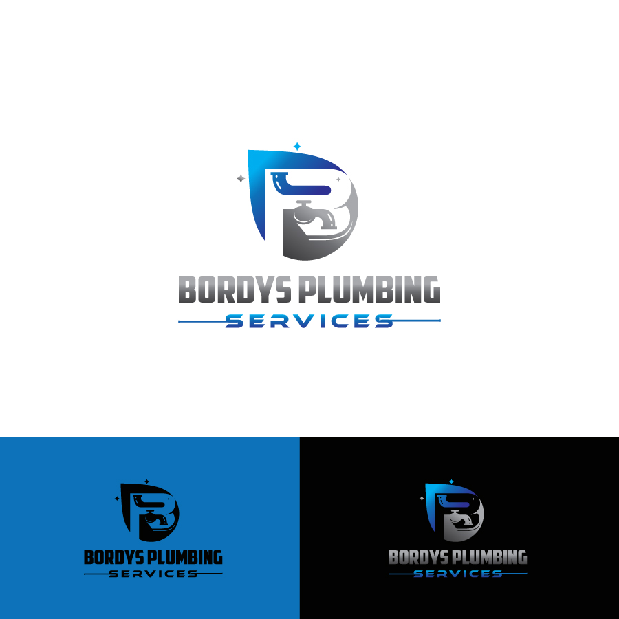 Logo Design by b4usonai for Bordys Plumbing Services Pty Ltd | Design #33641864
