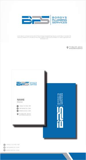 Logo Design by zebronicgraphic for Bordys Plumbing Services Pty Ltd | Design: #33641124