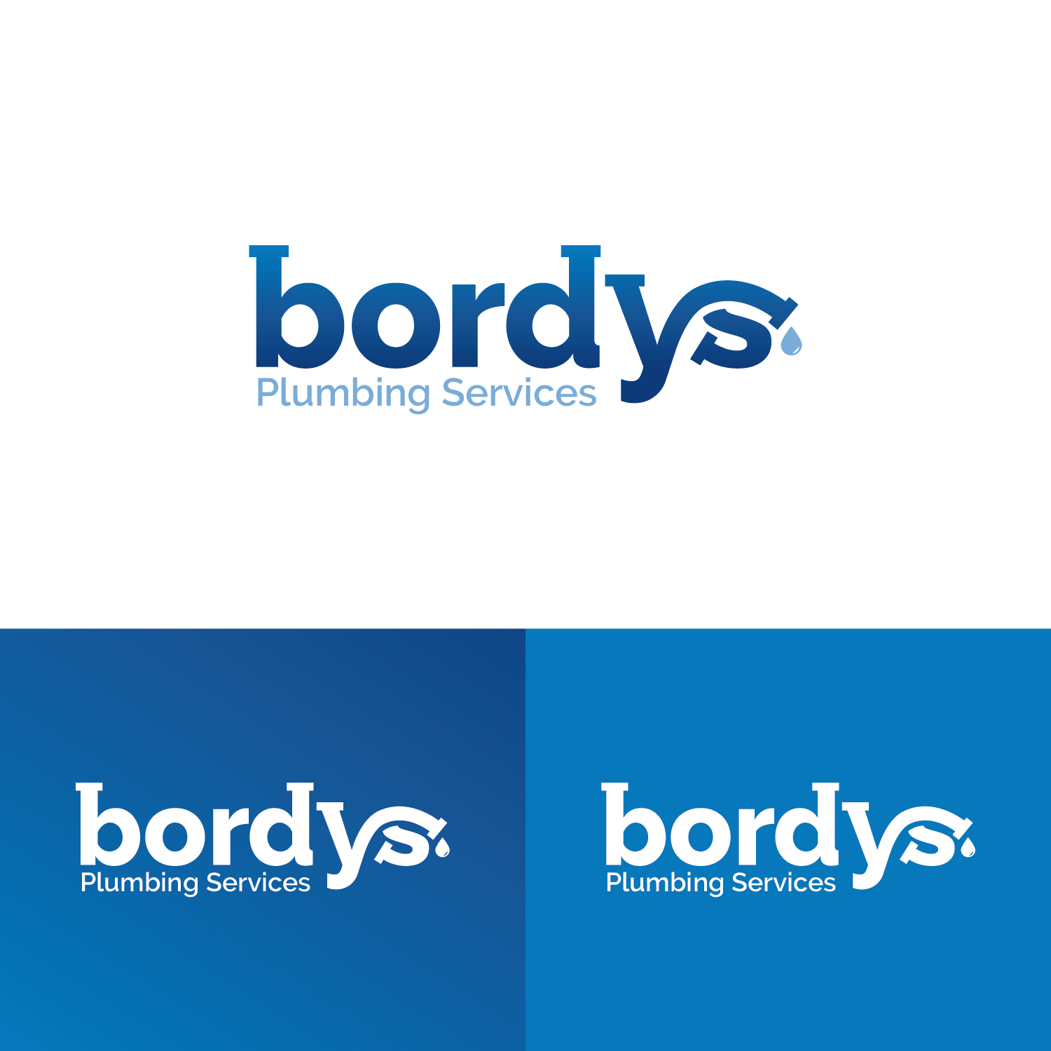 Logo Design by Maxo-Biz for Bordys Plumbing Services Pty Ltd | Design #33643339