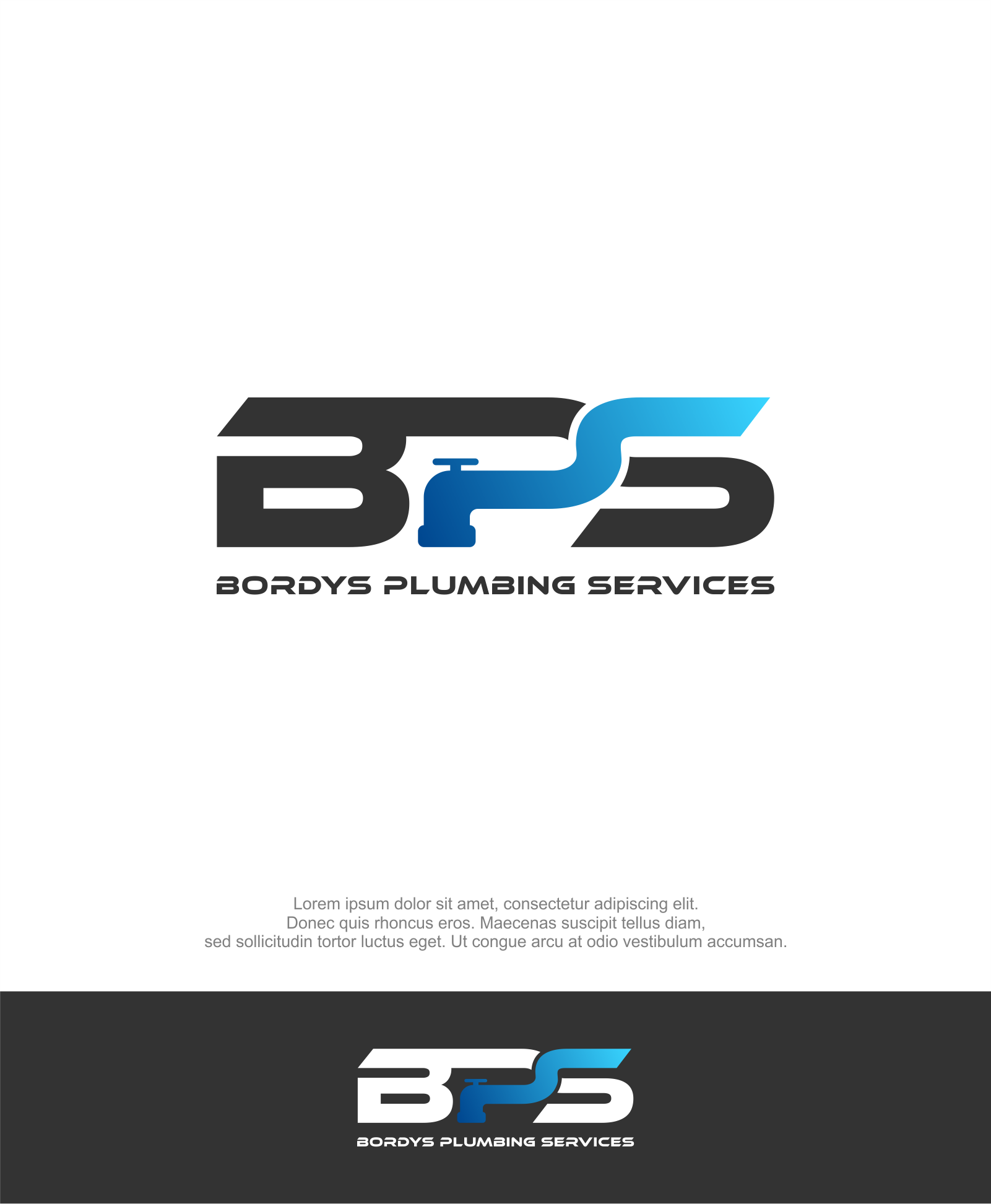 Logo-Design von M.Syaiful Huda für Bordys Plumbing Services Pty Ltd | Design #33639484