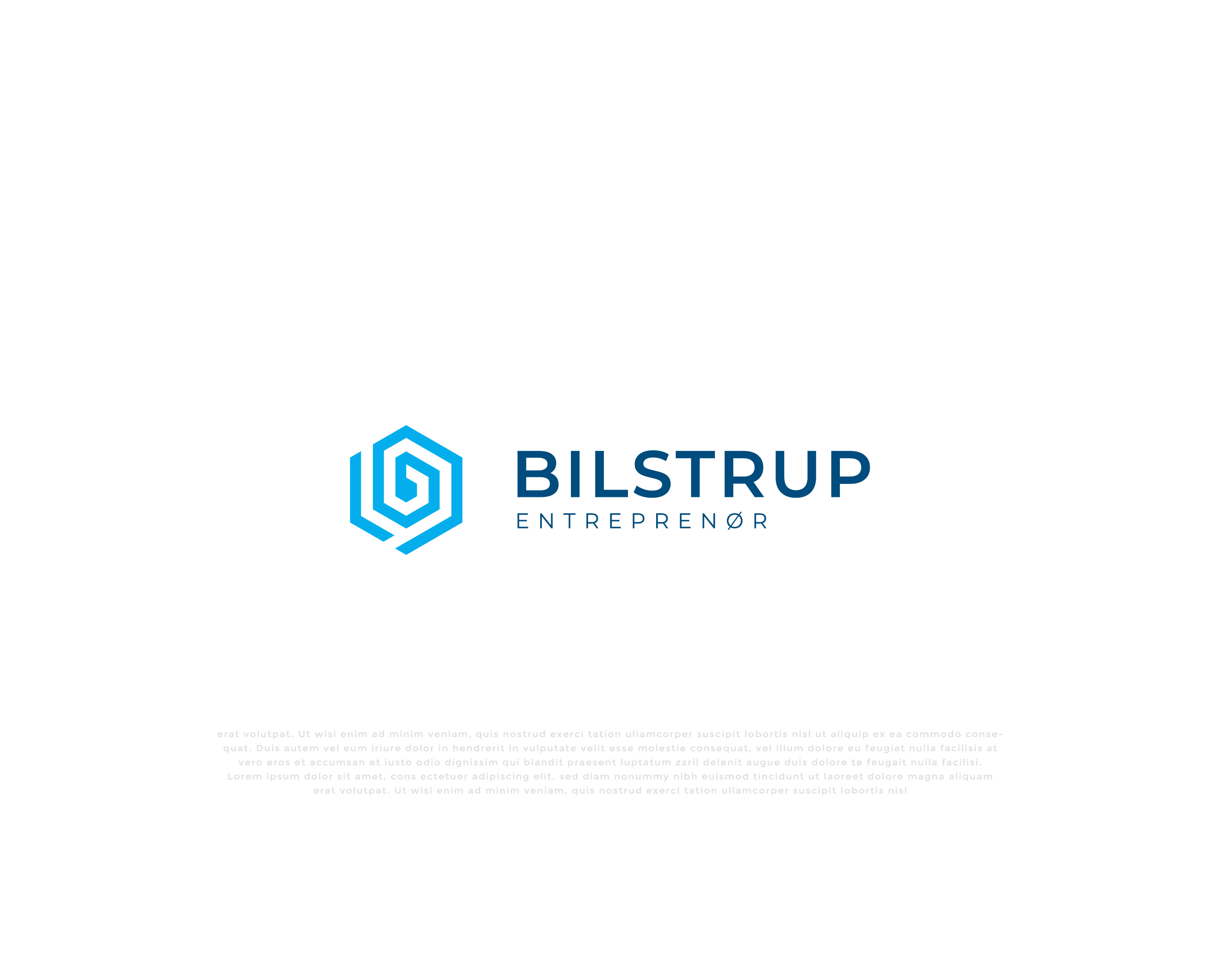 Diseño de Logo por mehedi.h para Bilstrup Entreprenør | Diseño #33636373
