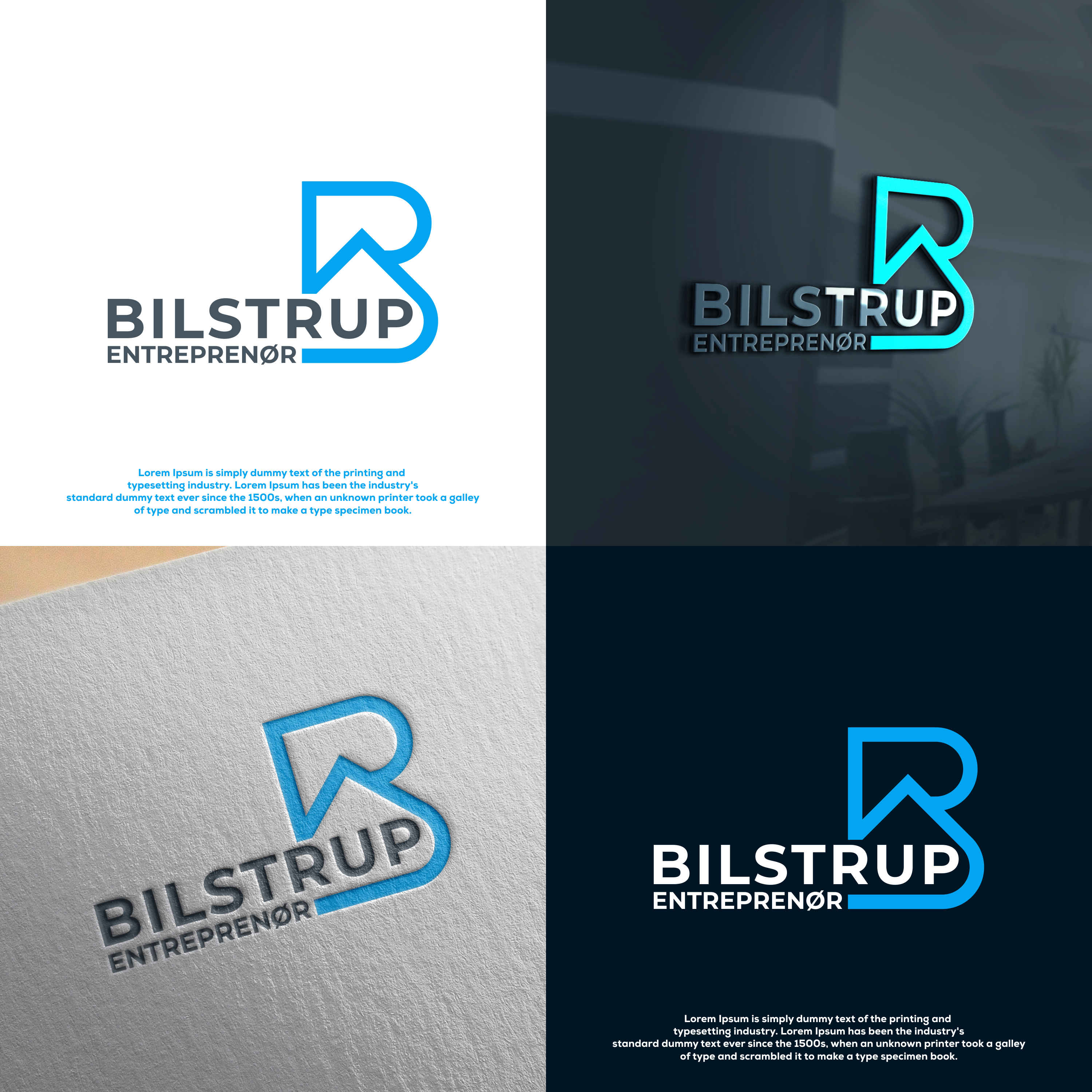 Logo Design by izdihaar studio for Bilstrup Entreprenør | Design #33647180