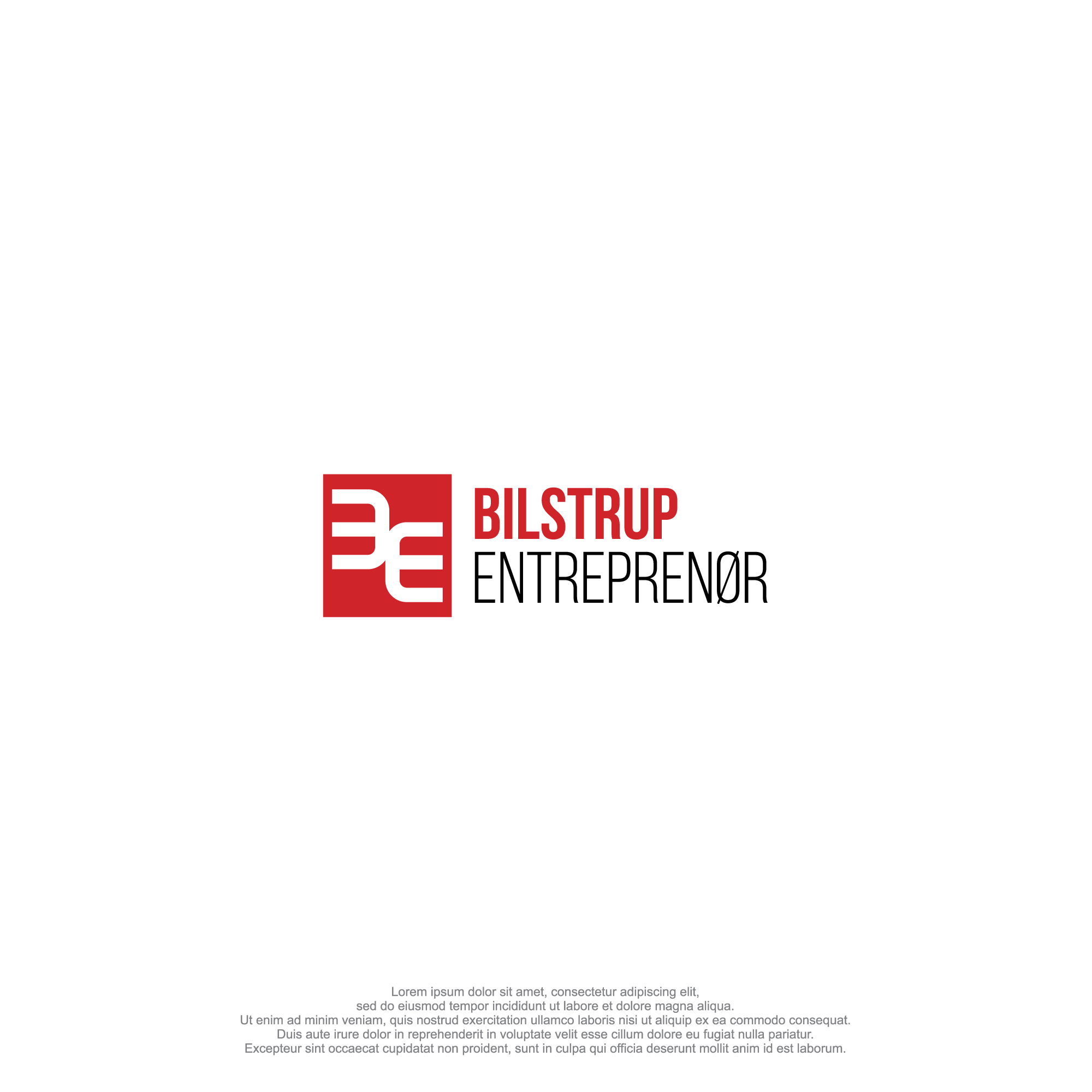 Logo Design by JoiceSinatra for Bilstrup Entreprenør | Design #33636629