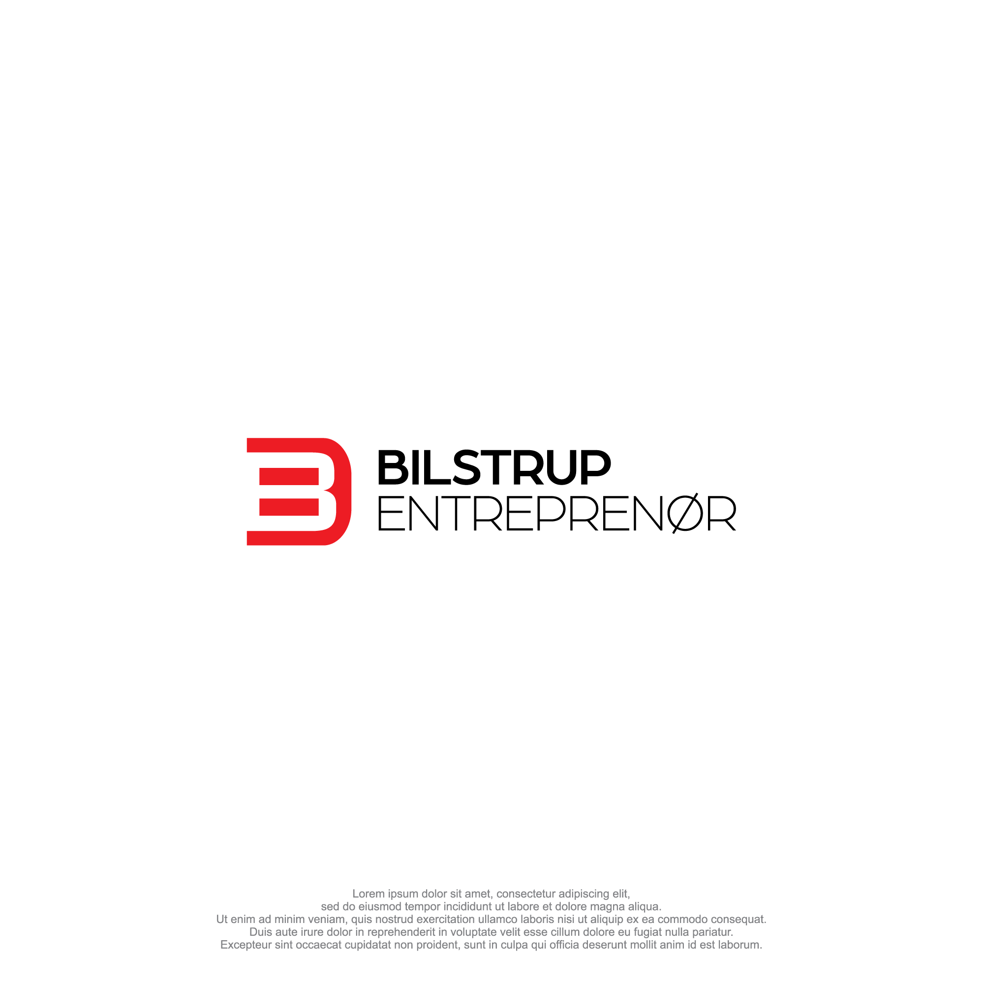 Diseño de Logo por JoiceSinatra para Bilstrup Entreprenør | Diseño #33676758
