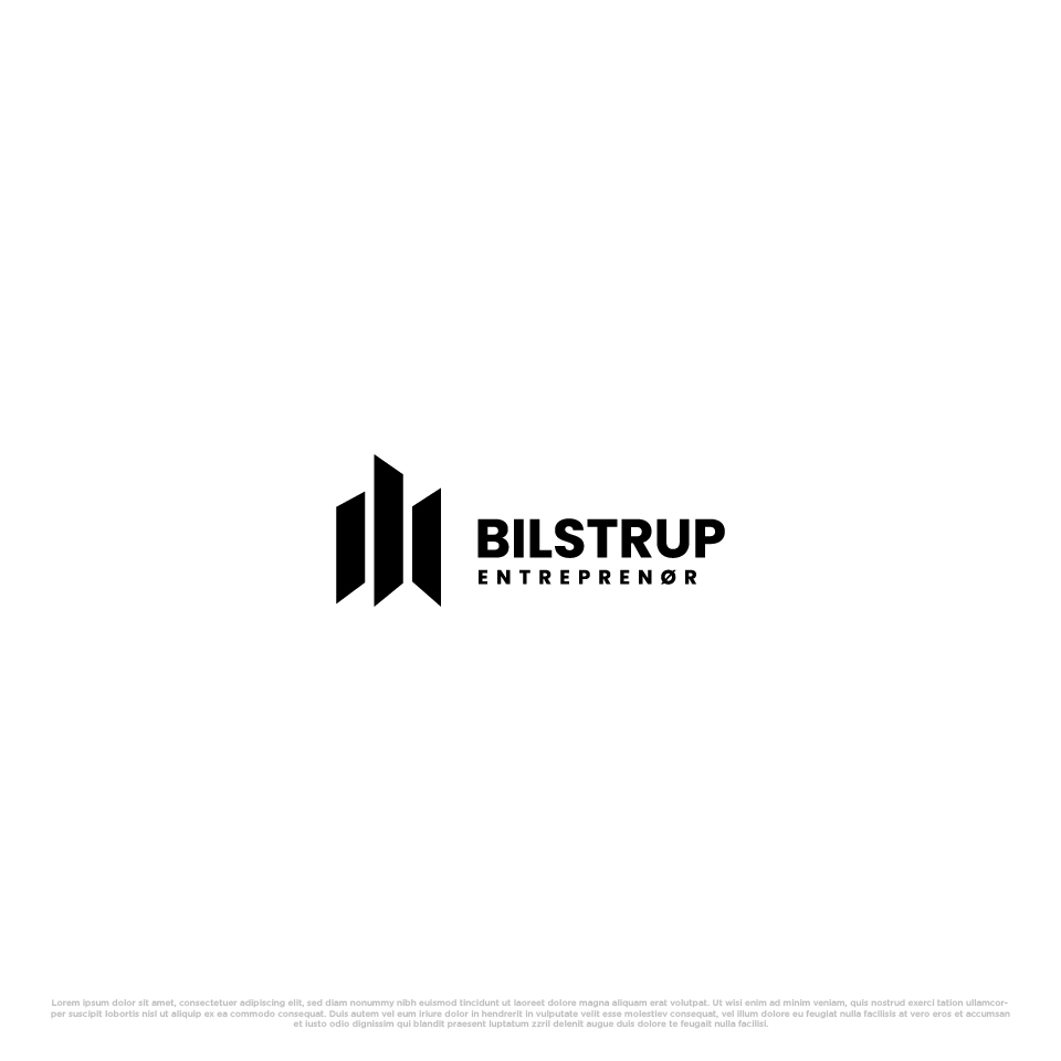 Logo Design by Kayla. for Bilstrup Entreprenør | Design #33638522