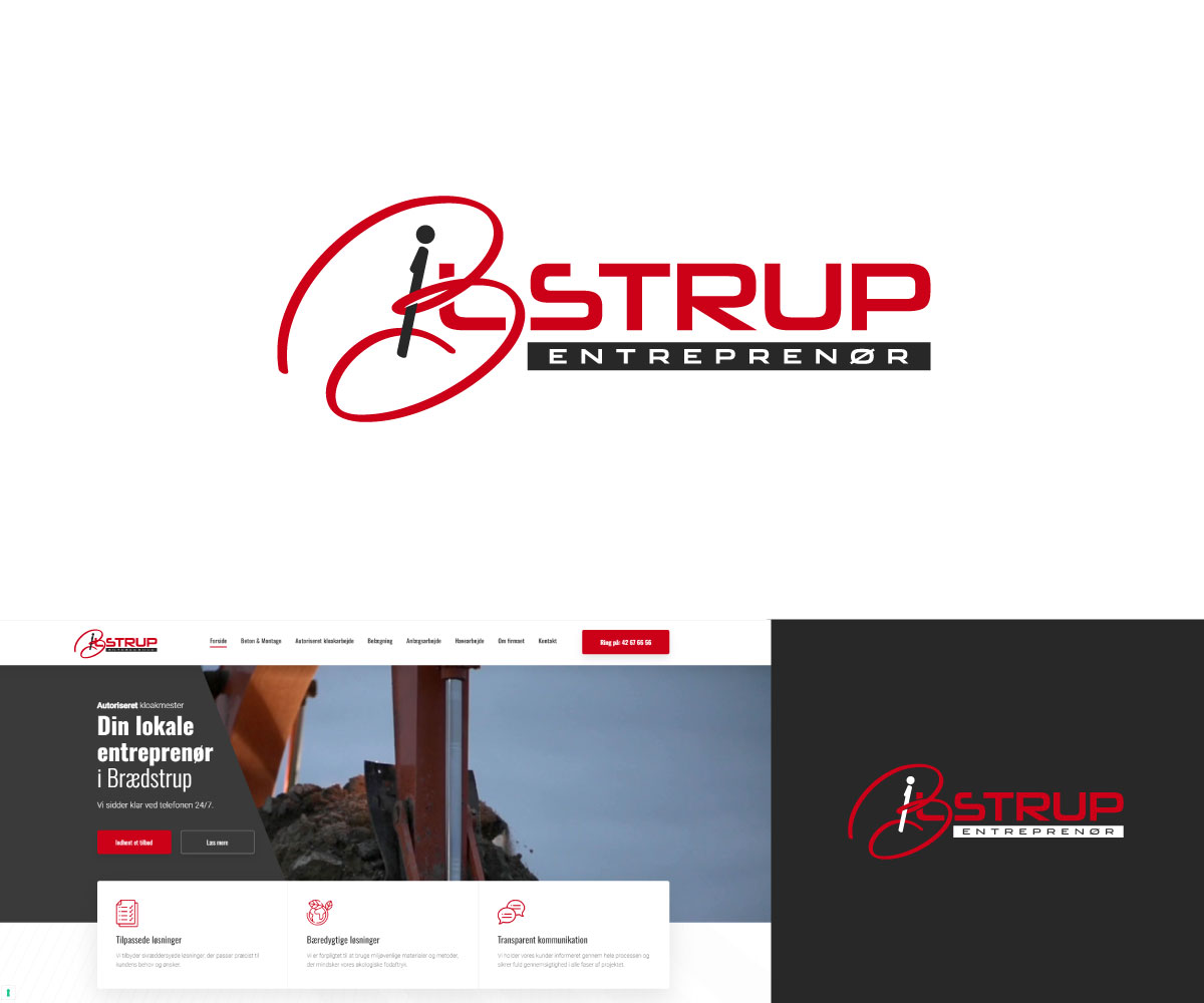 Logo Design by Ansh Design for Bilstrup Entreprenør | Design #33641196