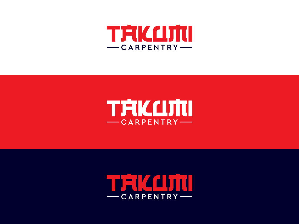 Logo Design by 439 Creations for Takumi Carpentry | Design #33641392