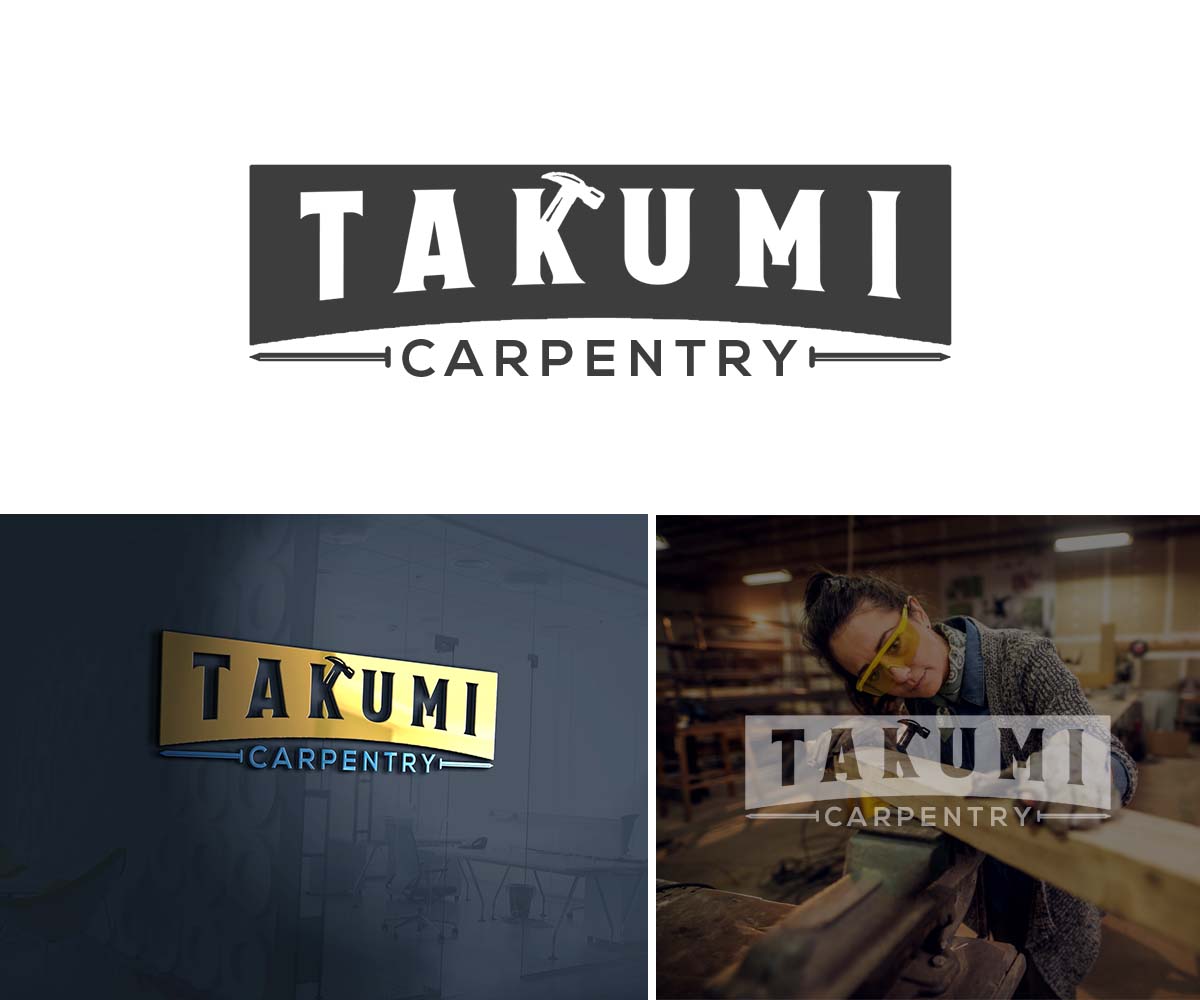 Logo Design by SR Creations. for Takumi Carpentry | Design #33644323