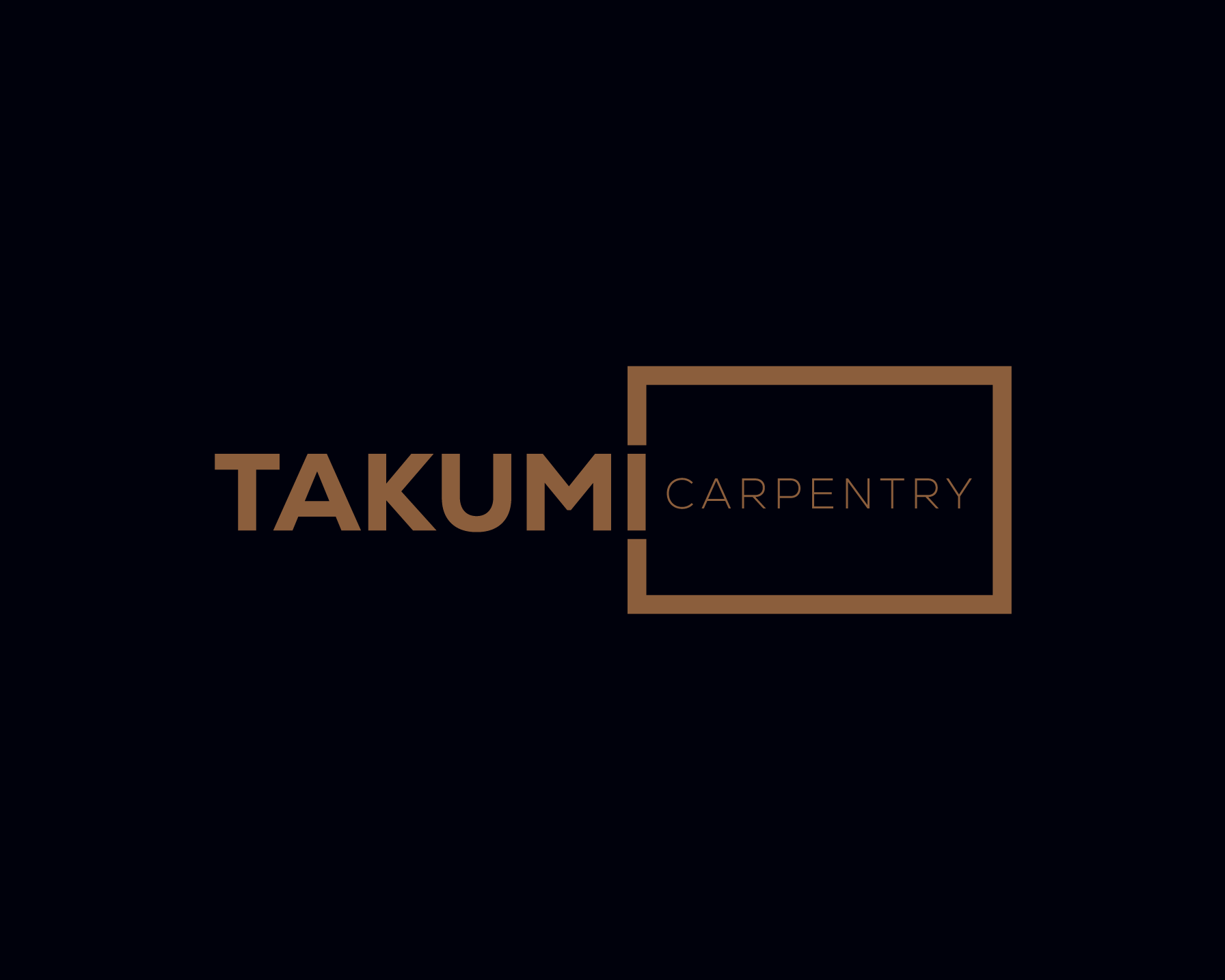 Logo Design by Zbiz for Takumi Carpentry | Design #33647319