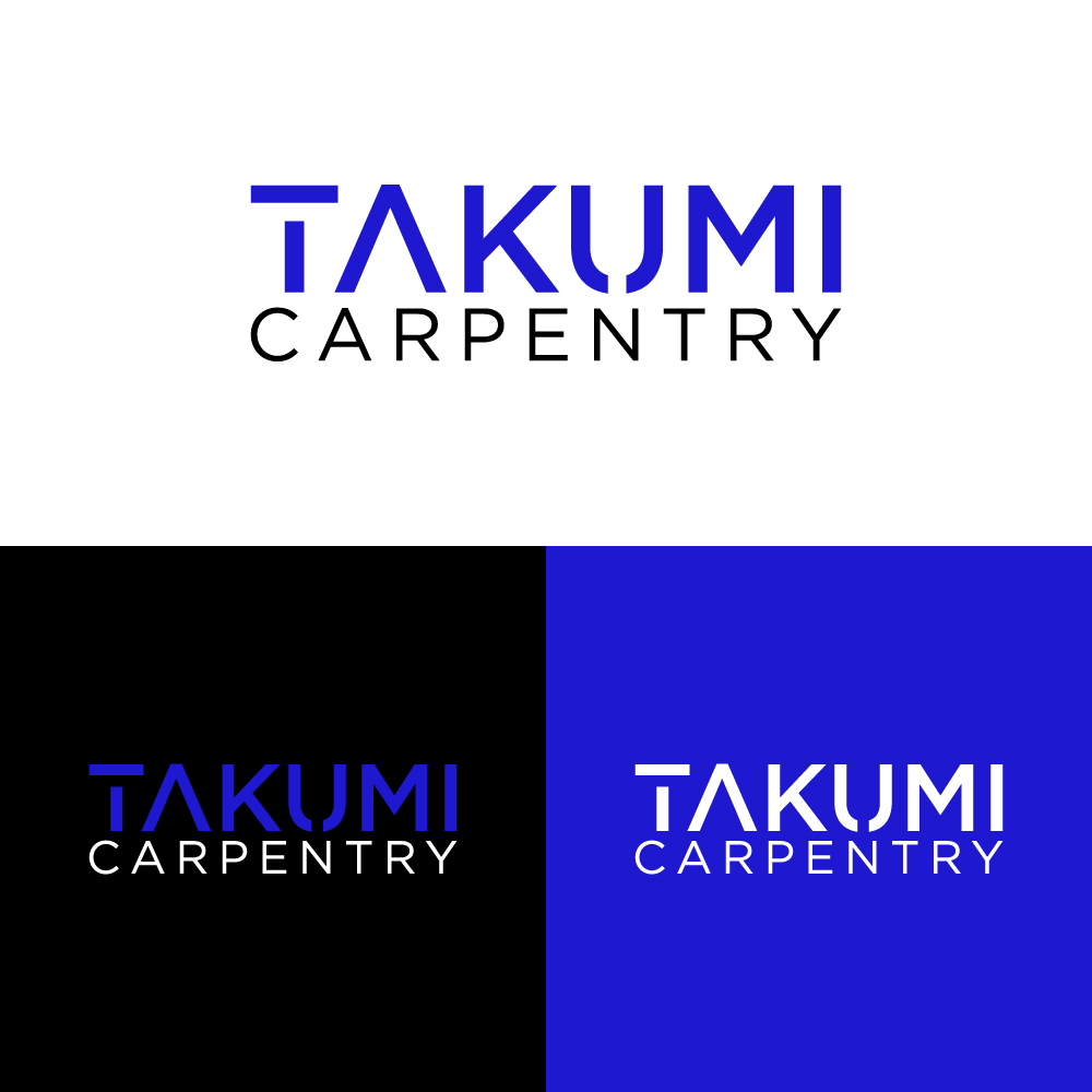 Logo Design by conghooooooo for Takumi Carpentry | Design #33683125