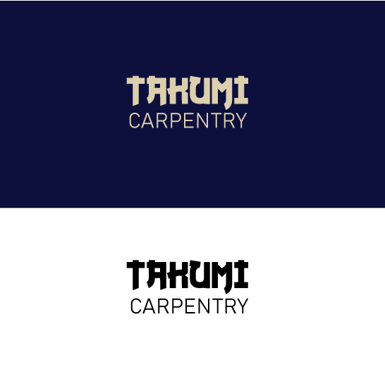 Logo Design by Elham_inspiration for Takumi Carpentry | Design #33638407
