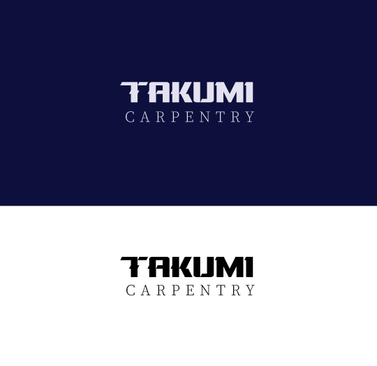 Logo Design by Elham_inspiration for Takumi Carpentry | Design #33638408