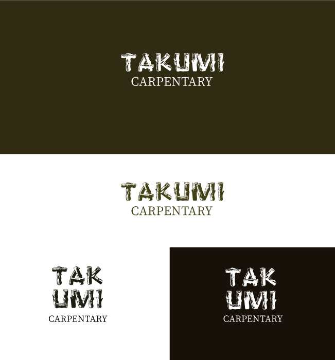 Logo Design by Elham_inspiration for Takumi Carpentry | Design #33703049