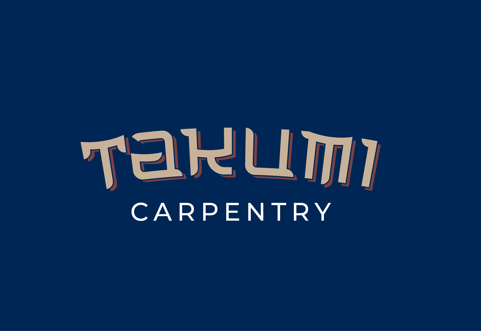 Design de Logo par Madin pour Takumi Carpentry | Design #33639809